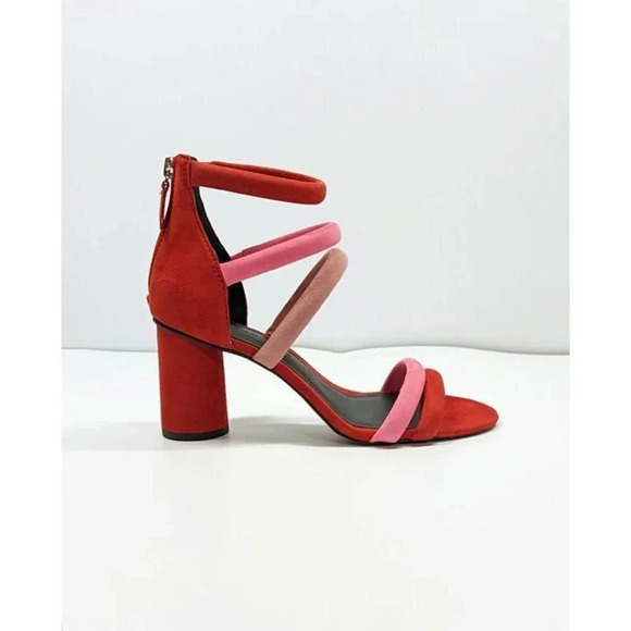 NWOB Rebecca Minkoff Women's Andree Suede Color-Block Sandals Size 6.5 MSRP $165 - Picture 5 of 9